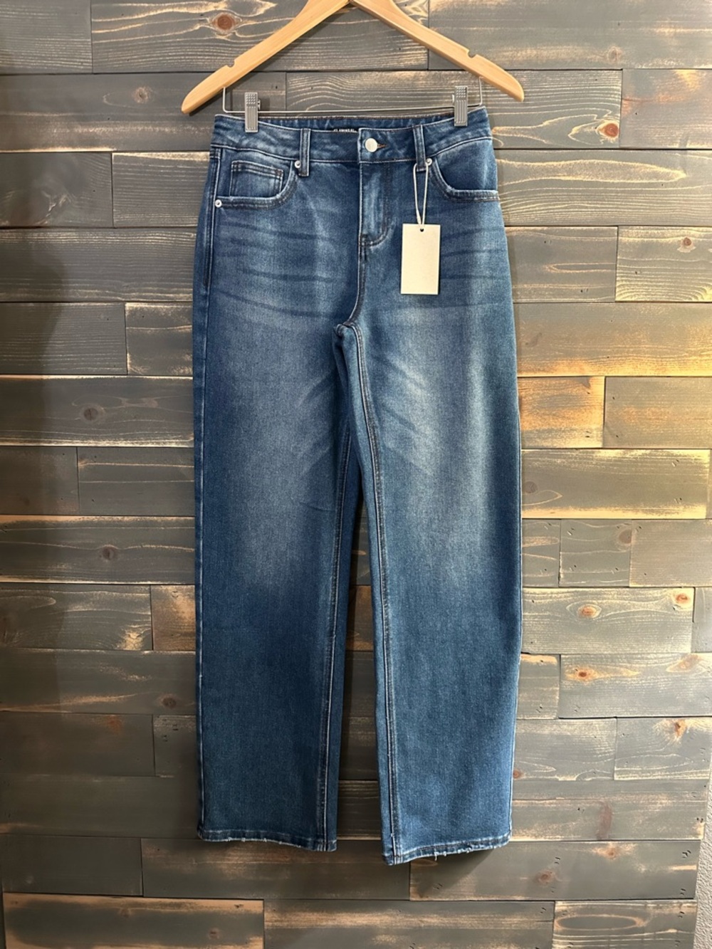 Flamingals Denim Jeans with Brown Topstitching